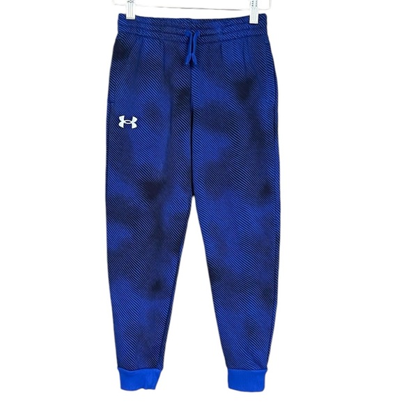 Under Armour Other - New Boys' UA Rival Fleece Printed Joggers Size YSM  (Youth Small) in Blue (B)